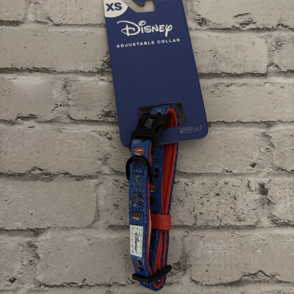 Disney Mickey Mouse Adjustable Dog Collar Size XS NWT